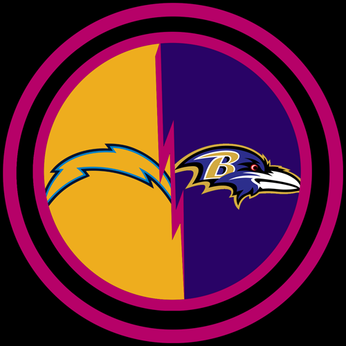 Los Angeles Chargers versus Baltimore Ravens